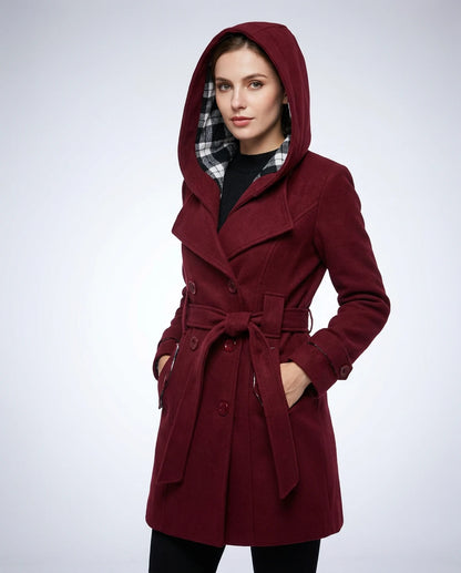 Lisbeth Jackets — Wine | SKU: RB-58d117-wine-XS,RB-58d117-wine-S,RB-58d117-wine-M,RB-58d117-wine-L,RB-58d117-wine-XL,RB-58d117-wine-2XL