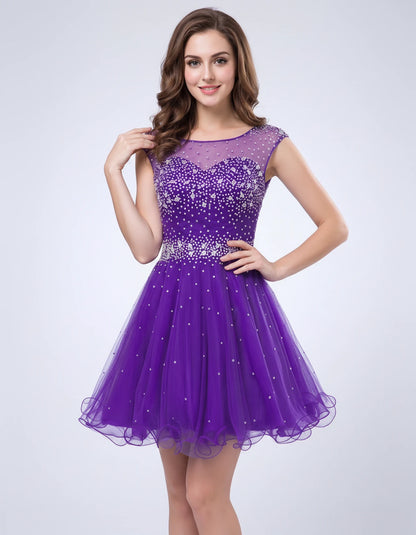 Lisbonne Mini Dress — Purple | SKU: RB-ebca36-purple-2,RB-ebca36-purple-4,RB-ebca36-purple-6,RB-ebca36-purple-8,RB-ebca36-purple-10,RB-ebca36-purple-12,RB-ebca36-purple-14,RB-ebca36-purple-14W,RB-ebca36-purple-16,RB-ebca36-purple-16W,RB-ebca36-purple-18W,RB-ebca36-purple-20W