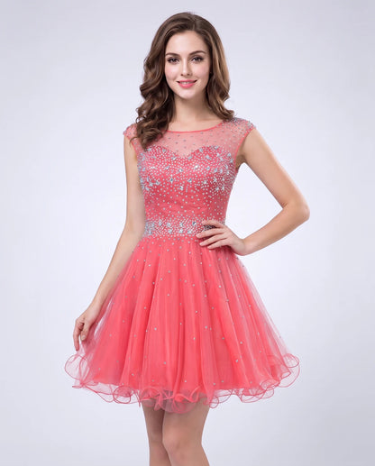 Lisbonne Mini Dress — Watermelon