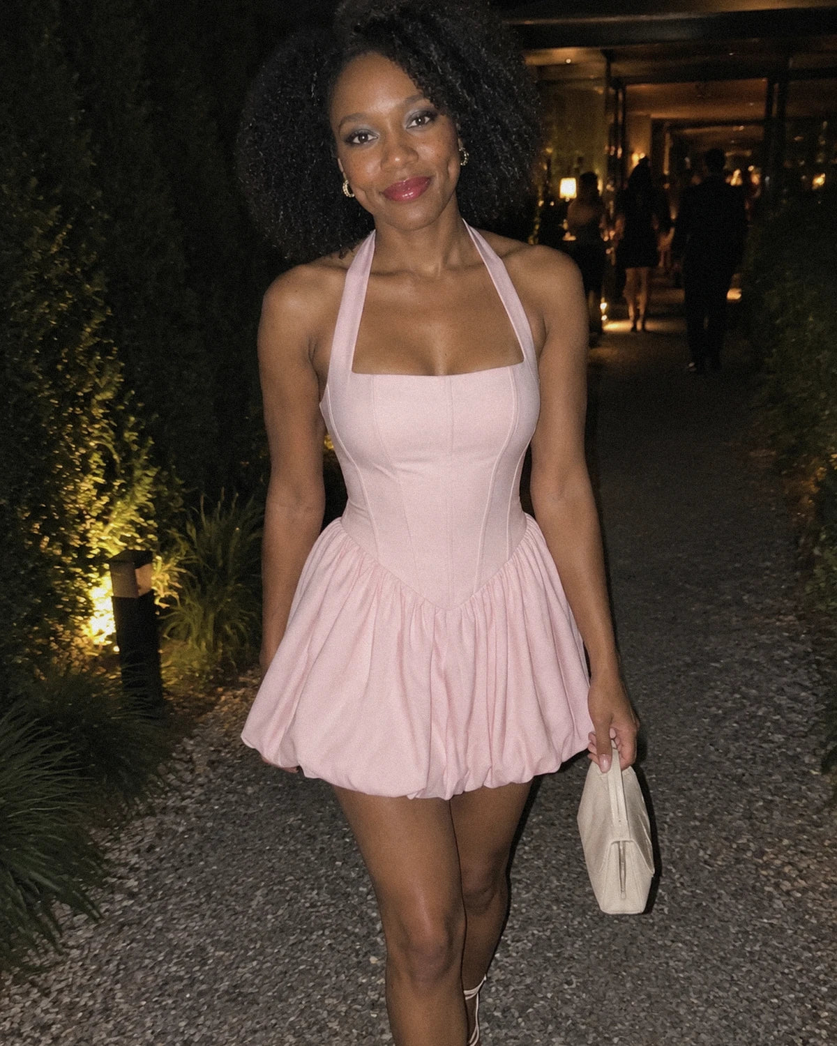 Loranthe Mini Dresses — Light Pink | SKU: RB-a722e3-lightp4a-XS,RB-a722e3-lightp4a-S,RB-a722e3-lightp4a-M,RB-a722e3-lightp4a-L