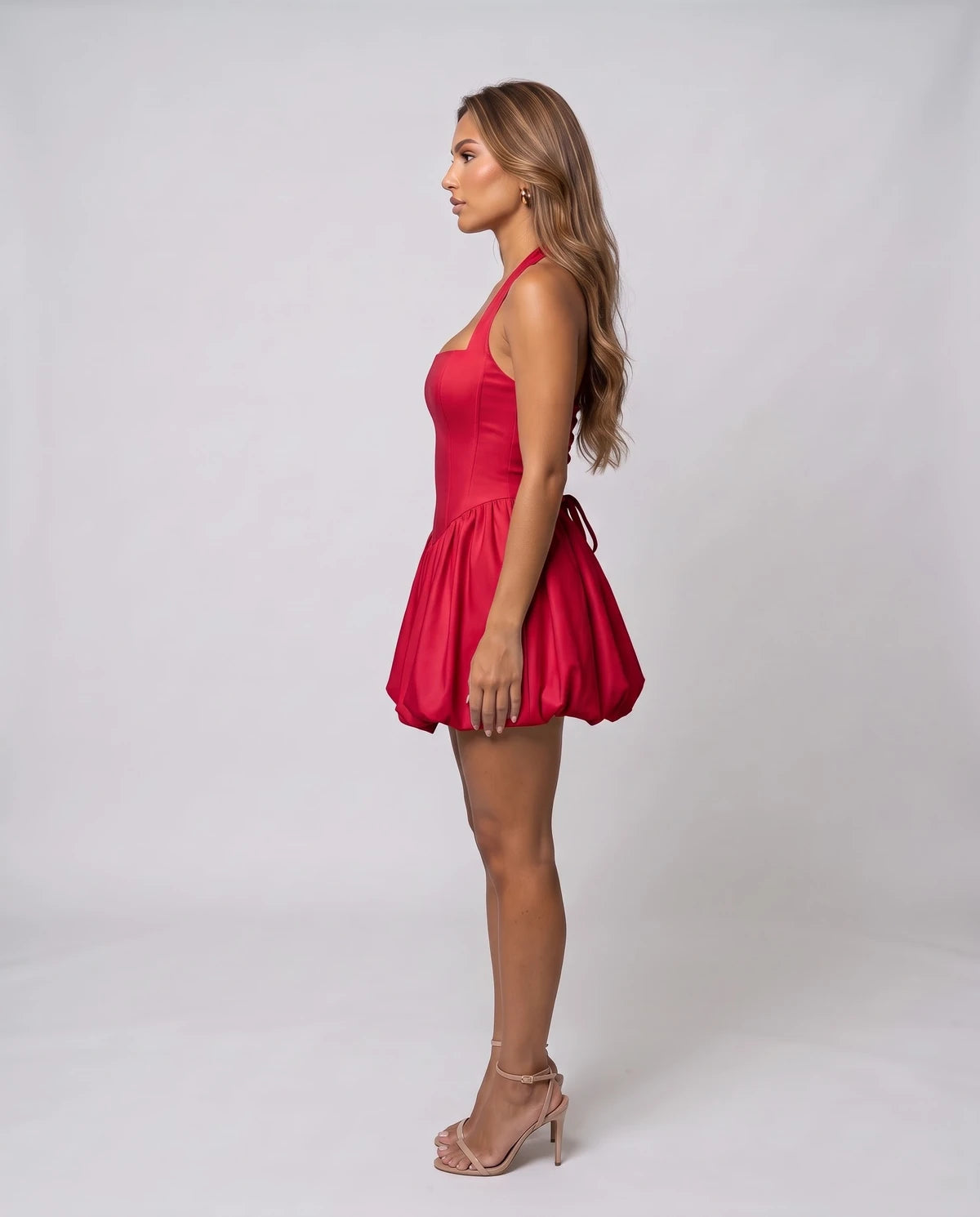 Loranthe Mini Dresses — Red | SKU: RB-a722e3-red-XS,RB-a722e3-red-S,RB-a722e3-red-M,RB-a722e3-red-L