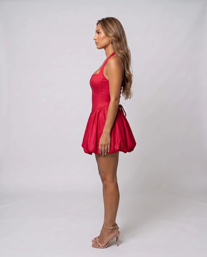 Loranthe Mini Dresses — Red | SKU: RB-a722e3-red-XS,RB-a722e3-red-S,RB-a722e3-red-M,RB-a722e3-red-L