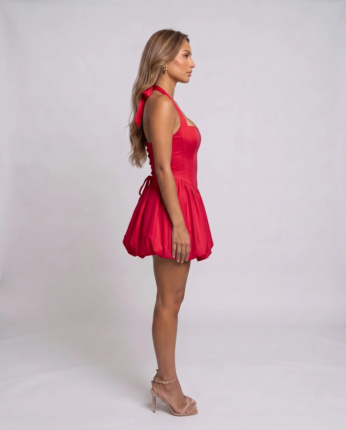 Loranthe Mini Dresses — Red | SKU: RB-a722e3-red-XS,RB-a722e3-red-S,RB-a722e3-red-M,RB-a722e3-red-L