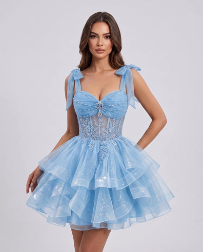 Loreley Midi Dresses — Light Blue