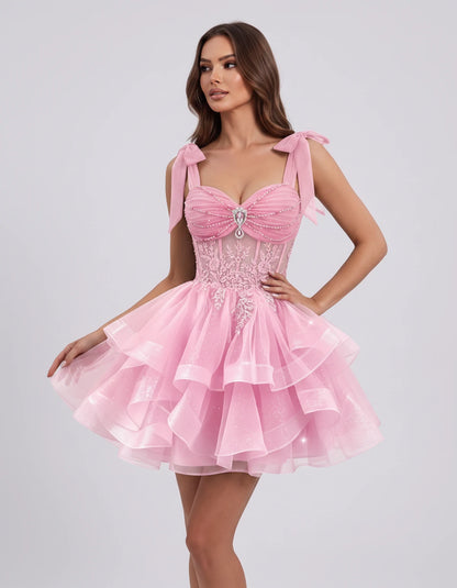 Loreley Midi Dresses — Pink | SKU: RB-77f8ce-pink-2,RB-77f8ce-pink-4,RB-77f8ce-pink-6,RB-77f8ce-pink-8,RB-77f8ce-pink-10,RB-77f8ce-pink-12,RB-77f8ce-pink-14,RB-77f8ce-pink-14W,RB-77f8ce-pink-16,RB-77f8ce-pink-16W,RB-77f8ce-pink-18W,RB-77f8ce-pink-20W