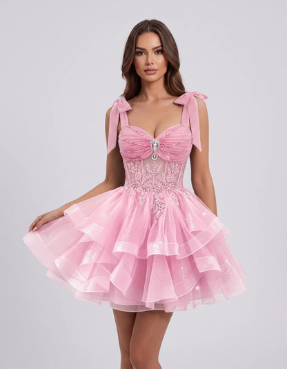 Loreley Midi Dresses — Pink | SKU: RB-77f8ce-pink-2,RB-77f8ce-pink-4,RB-77f8ce-pink-6,RB-77f8ce-pink-8,RB-77f8ce-pink-10,RB-77f8ce-pink-12,RB-77f8ce-pink-14,RB-77f8ce-pink-14W,RB-77f8ce-pink-16,RB-77f8ce-pink-16W,RB-77f8ce-pink-18W,RB-77f8ce-pink-20W