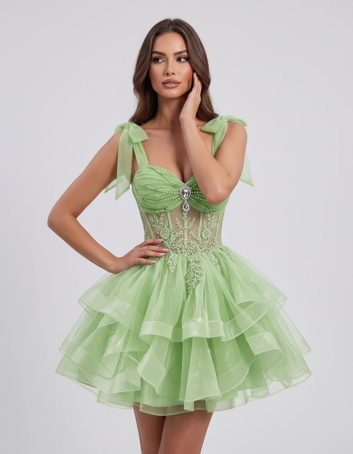 Loreley Midi Dresses — Sage | SKU: RB-77f8ce-sage-2,RB-77f8ce-sage-4,RB-77f8ce-sage-6,RB-77f8ce-sage-8,RB-77f8ce-sage-10,RB-77f8ce-sage-12,RB-77f8ce-sage-14,RB-77f8ce-sage-14W,RB-77f8ce-sage-16,RB-77f8ce-sage-16W,RB-77f8ce-sage-18W,RB-77f8ce-sage-20W