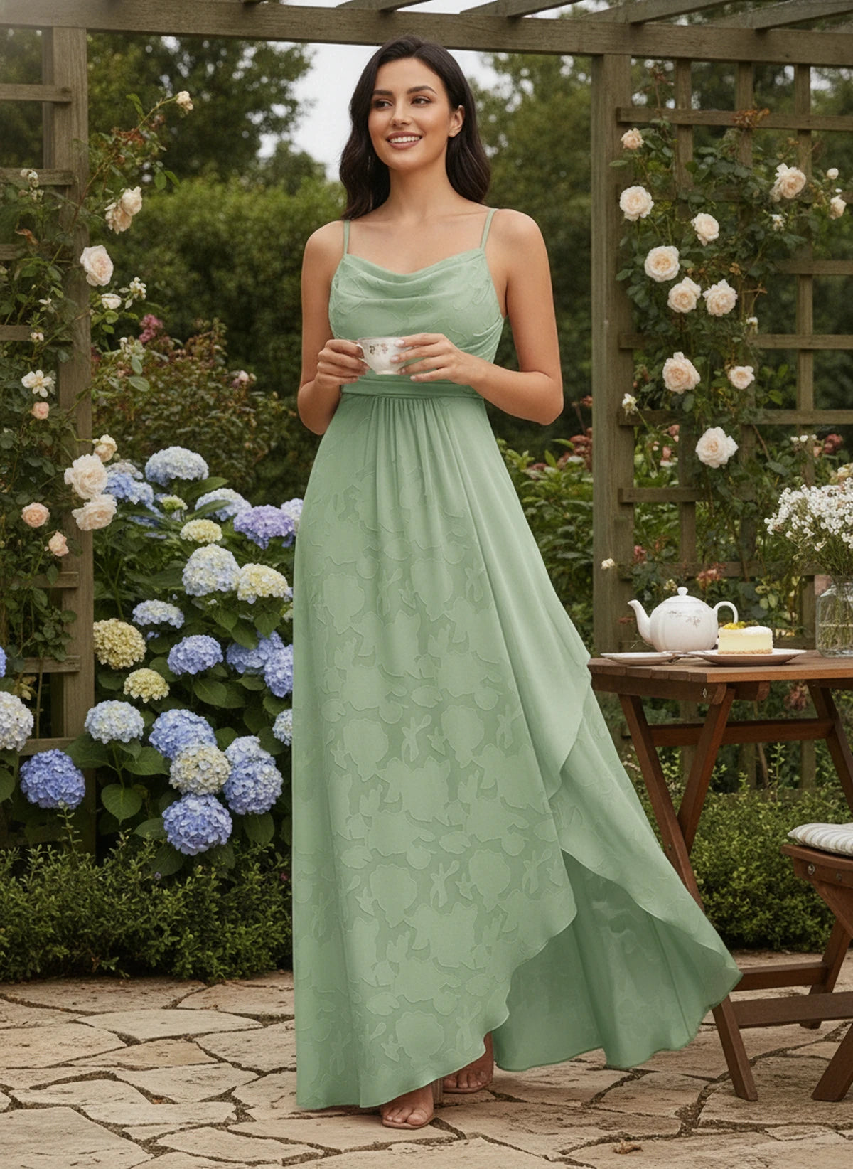 Lorenza Maxi Dresses — Sage Green | SKU: RB-82456c-sagegr01-2,RB-82456c-sagegr01-4,RB-82456c-sagegr01-6,RB-82456c-sagegr01-8,RB-82456c-sagegr01-10,RB-82456c-sagegr01-12,RB-82456c-sagegr01-14,RB-82456c-sagegr01-16,RB-82456c-sagegr01-16W,RB-82456c-sagegr01-18W,RB-82456c-sagegr01-20W,RB-82456c-sagegr01-22W
