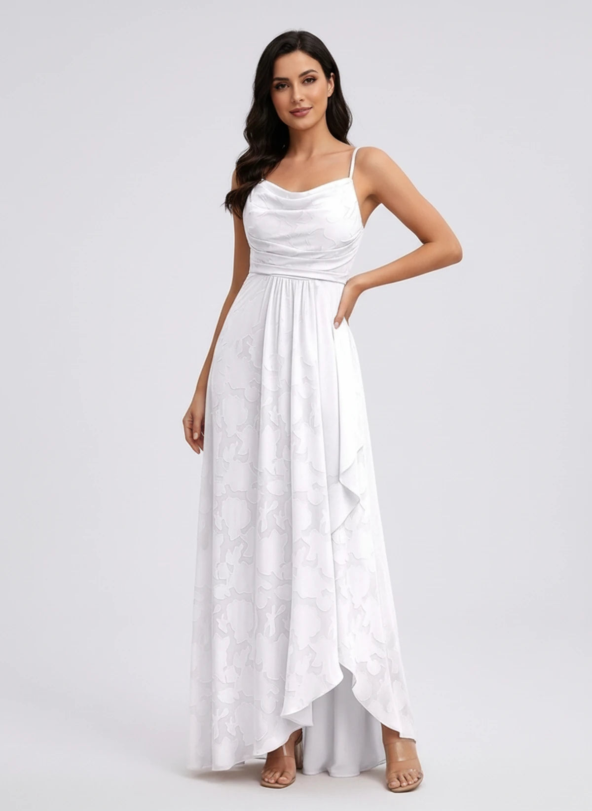 Lorenza Maxi Dresses — White | SKU: RB-82456c-white-2,RB-82456c-white-4,RB-82456c-white-6,RB-82456c-white-8,RB-82456c-white-10,RB-82456c-white-12,RB-82456c-white-14,RB-82456c-white-16,RB-82456c-white-16W,RB-82456c-white-18W,RB-82456c-white-20W,RB-82456c-white-22W