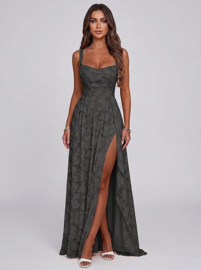 Louvain Maxi Dresses — Black