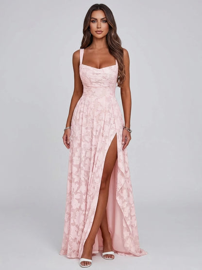 Louvain Maxi Dresses — Blush