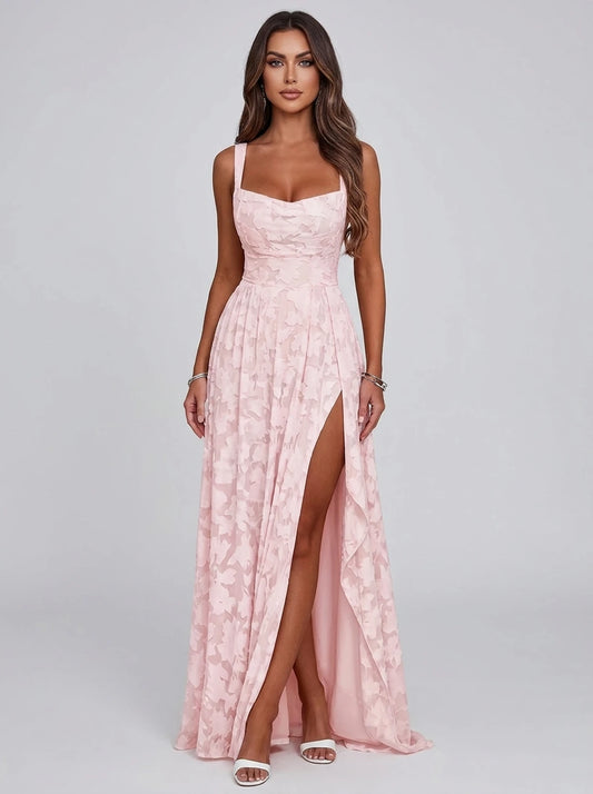 Louvain Maxi Dresses — Blush