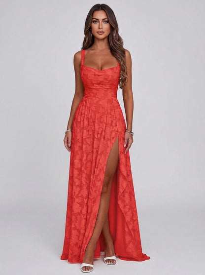 Louvain Maxi Dresses — Red