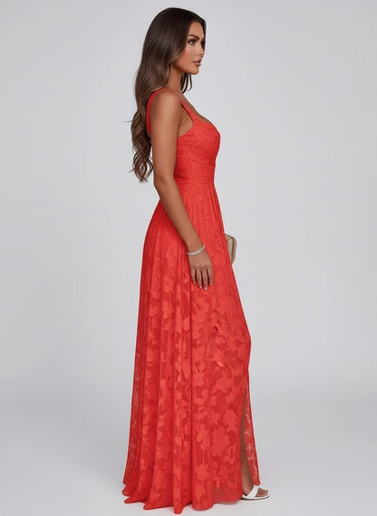 Louvain Maxi Dresses — Red | SKU: RB-76b941-red-2,RB-76b941-red-4,RB-76b941-red-6,RB-76b941-red-8,RB-76b941-red-10,RB-76b941-red-12,RB-76b941-red-14,RB-76b941-red-16,RB-76b941-red-16W,RB-76b941-red-18W,RB-76b941-red-20W,RB-76b941-red-22W