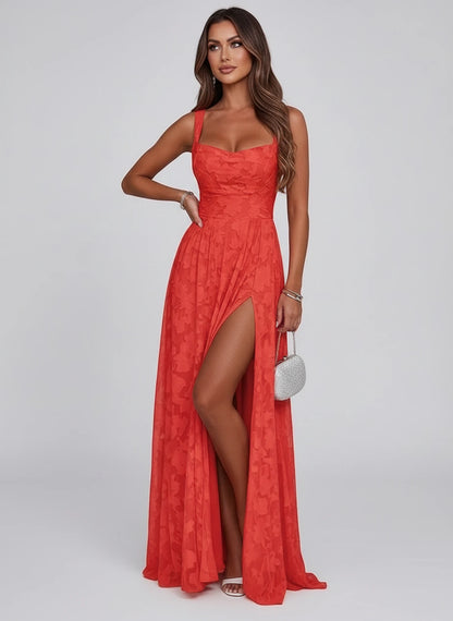 Louvain Maxi Dresses — Red | SKU: RB-76b941-red-2,RB-76b941-red-4,RB-76b941-red-6,RB-76b941-red-8,RB-76b941-red-10,RB-76b941-red-12,RB-76b941-red-14,RB-76b941-red-16,RB-76b941-red-16W,RB-76b941-red-18W,RB-76b941-red-20W,RB-76b941-red-22W