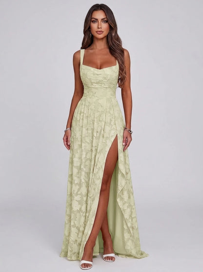 Louvain Maxi Dresses — Sage Green