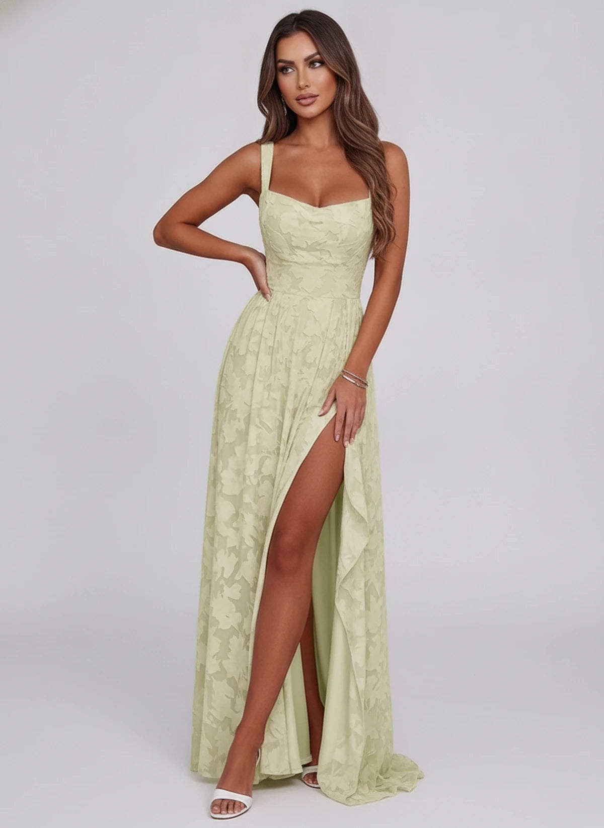 Louvain Maxi Dresses — Sage Green | SKU: RB-76b941-sagegr01-2,RB-76b941-sagegr01-4,RB-76b941-sagegr01-6,RB-76b941-sagegr01-8,RB-76b941-sagegr01-10,RB-76b941-sagegr01-12,RB-76b941-sagegr01-14,RB-76b941-sagegr01-16,RB-76b941-sagegr01-16W,RB-76b941-sagegr01-18W,RB-76b941-sagegr01-20W,RB-76b941-sagegr01-22W