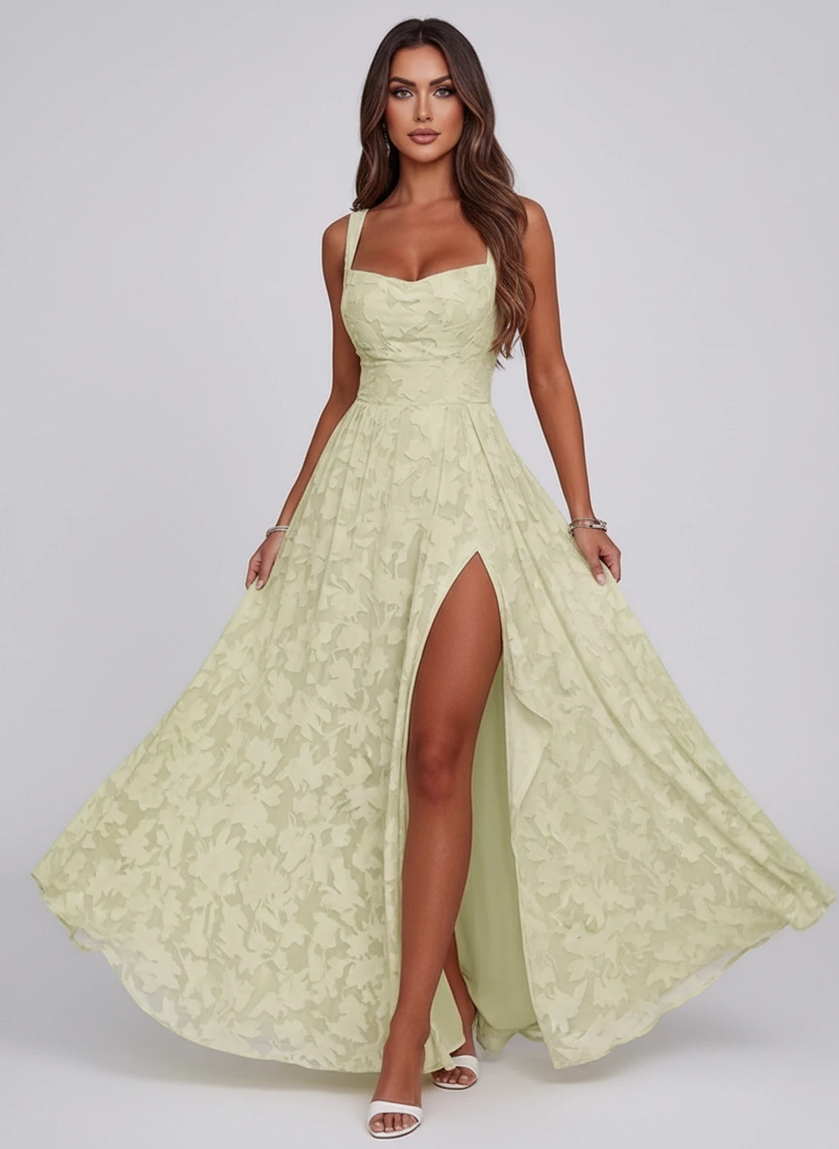 Louvain Maxi Dresses — Sage Green | SKU: RB-76b941-sagegr01-2,RB-76b941-sagegr01-4,RB-76b941-sagegr01-6,RB-76b941-sagegr01-8,RB-76b941-sagegr01-10,RB-76b941-sagegr01-12,RB-76b941-sagegr01-14,RB-76b941-sagegr01-16,RB-76b941-sagegr01-16W,RB-76b941-sagegr01-18W,RB-76b941-sagegr01-20W,RB-76b941-sagegr01-22W