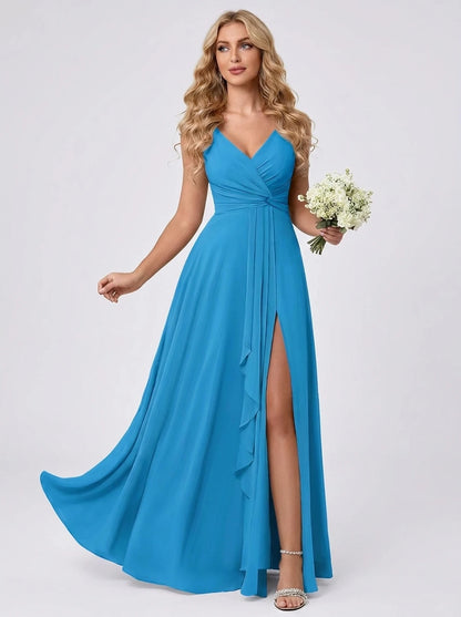 Lucerne Maxi Dresses — Blue