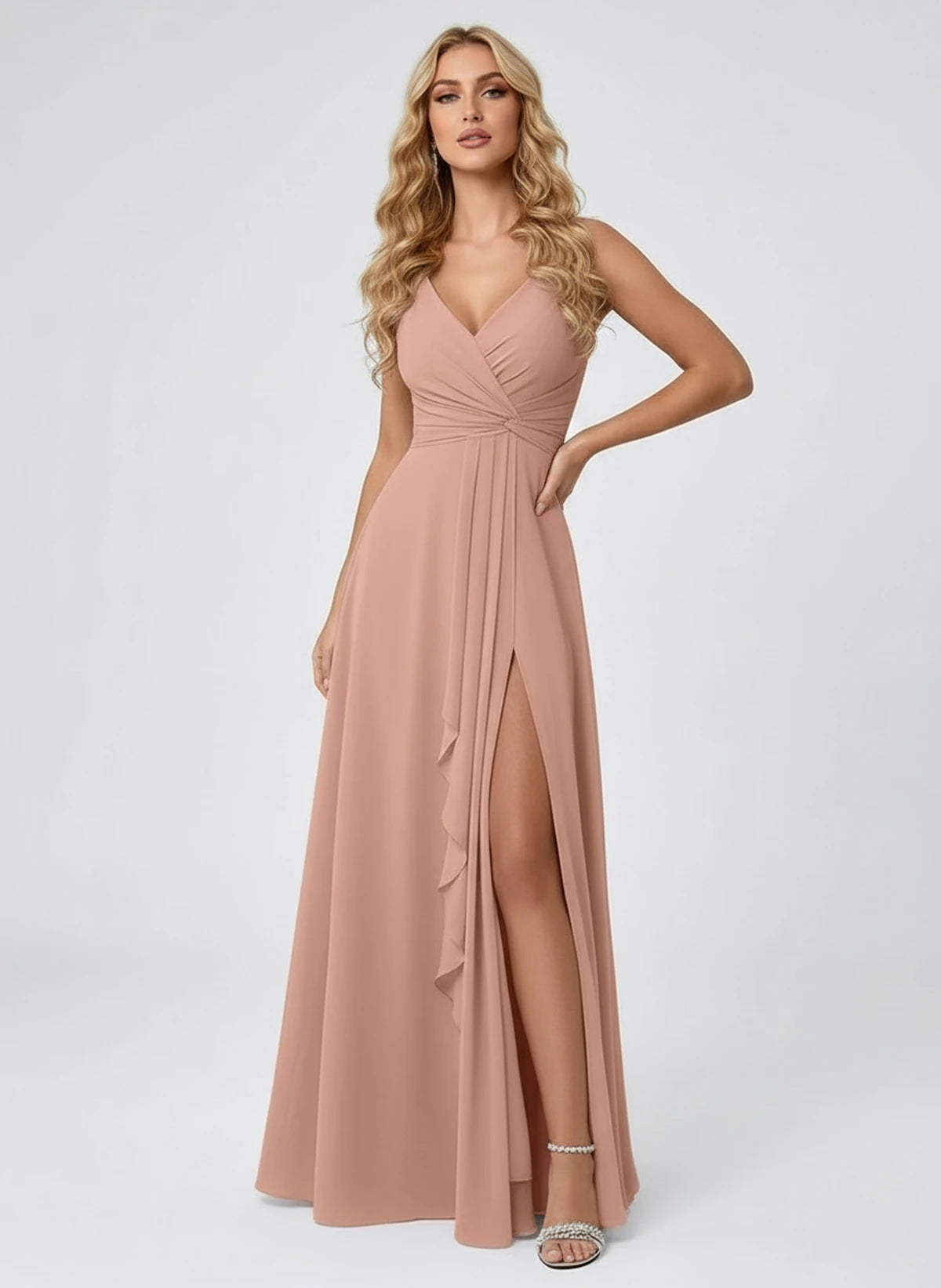 Lucerne Maxi Dresses — Dusty Pink | SKU: RB-c666ef-dustyp69-2,RB-c666ef-dustyp69-4,RB-c666ef-dustyp69-6,RB-c666ef-dustyp69-8,RB-c666ef-dustyp69-10,RB-c666ef-dustyp69-12,RB-c666ef-dustyp69-14,RB-c666ef-dustyp69-16,RB-c666ef-dustyp69-16W,RB-c666ef-dustyp69-18W,RB-c666ef-dustyp69-20W,RB-c666ef-dustyp69-22W