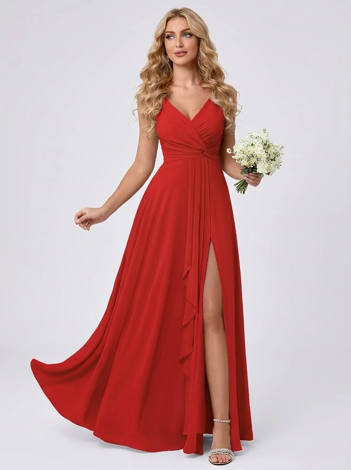 Lucerne Maxi Dresses — Red