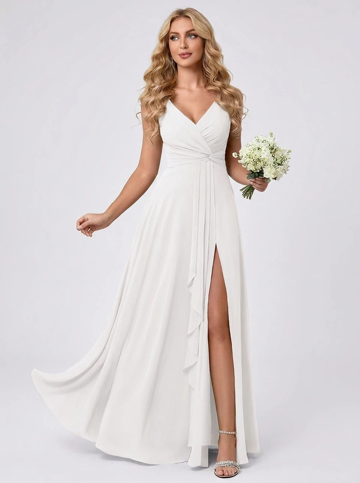 Lucerne Maxi Dresses — White