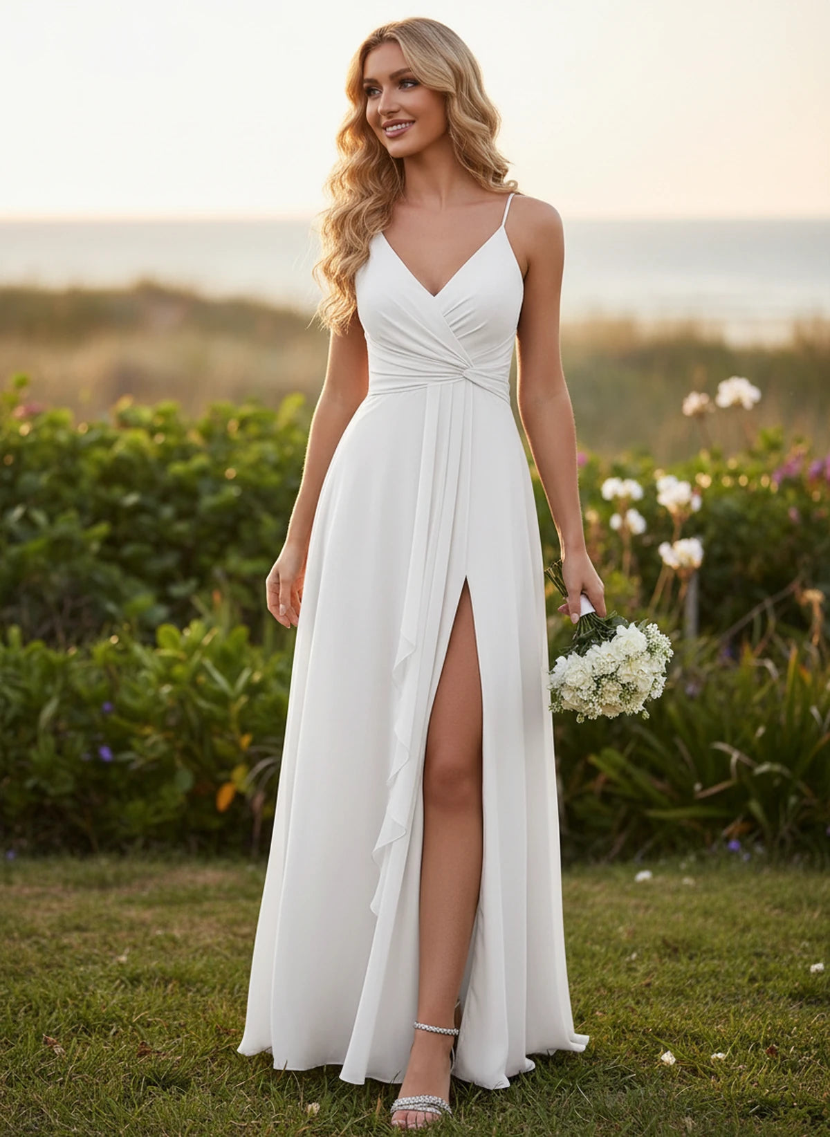 Lucerne Maxi Dresses — White | SKU: RB-c666ef-white-2,RB-c666ef-white-4,RB-c666ef-white-6,RB-c666ef-white-8,RB-c666ef-white-10,RB-c666ef-white-12,RB-c666ef-white-14,RB-c666ef-white-16,RB-c666ef-white-16W,RB-c666ef-white-18W,RB-c666ef-white-20W,RB-c666ef-white-22W
