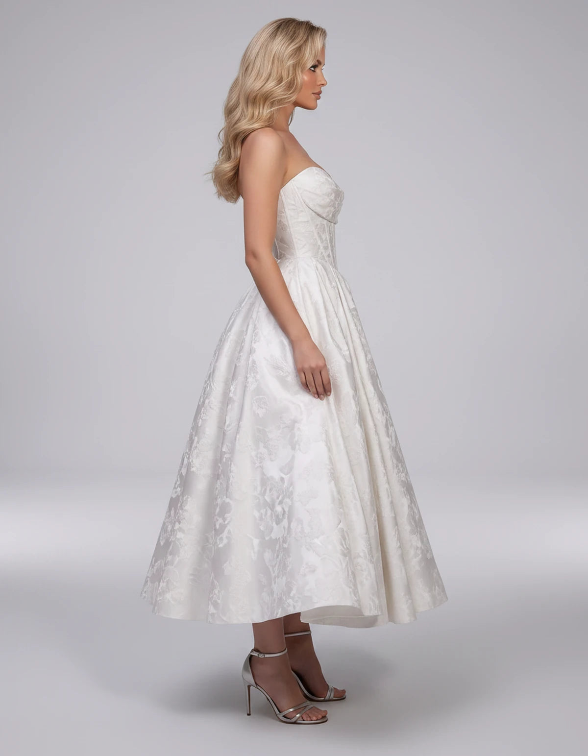 Lucienne Midi Dresses — White | SKU: RB-edcd9f-white-2,RB-edcd9f-white-4,RB-edcd9f-white-6,RB-edcd9f-white-8,RB-edcd9f-white-10,RB-edcd9f-white-12,RB-edcd9f-white-14,RB-edcd9f-white-16,RB-edcd9f-white-16W,RB-edcd9f-white-18W,RB-edcd9f-white-20W,RB-edcd9f-white-22W