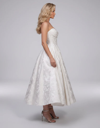 Lucienne Midi Dresses — White | SKU: RB-edcd9f-white-2,RB-edcd9f-white-4,RB-edcd9f-white-6,RB-edcd9f-white-8,RB-edcd9f-white-10,RB-edcd9f-white-12,RB-edcd9f-white-14,RB-edcd9f-white-16,RB-edcd9f-white-16W,RB-edcd9f-white-18W,RB-edcd9f-white-20W,RB-edcd9f-white-22W