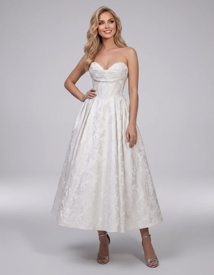 Lucienne Midi Dresses — White | SKU: RB-edcd9f-white-2,RB-edcd9f-white-4,RB-edcd9f-white-6,RB-edcd9f-white-8,RB-edcd9f-white-10,RB-edcd9f-white-12,RB-edcd9f-white-14,RB-edcd9f-white-16,RB-edcd9f-white-16W,RB-edcd9f-white-18W,RB-edcd9f-white-20W,RB-edcd9f-white-22W