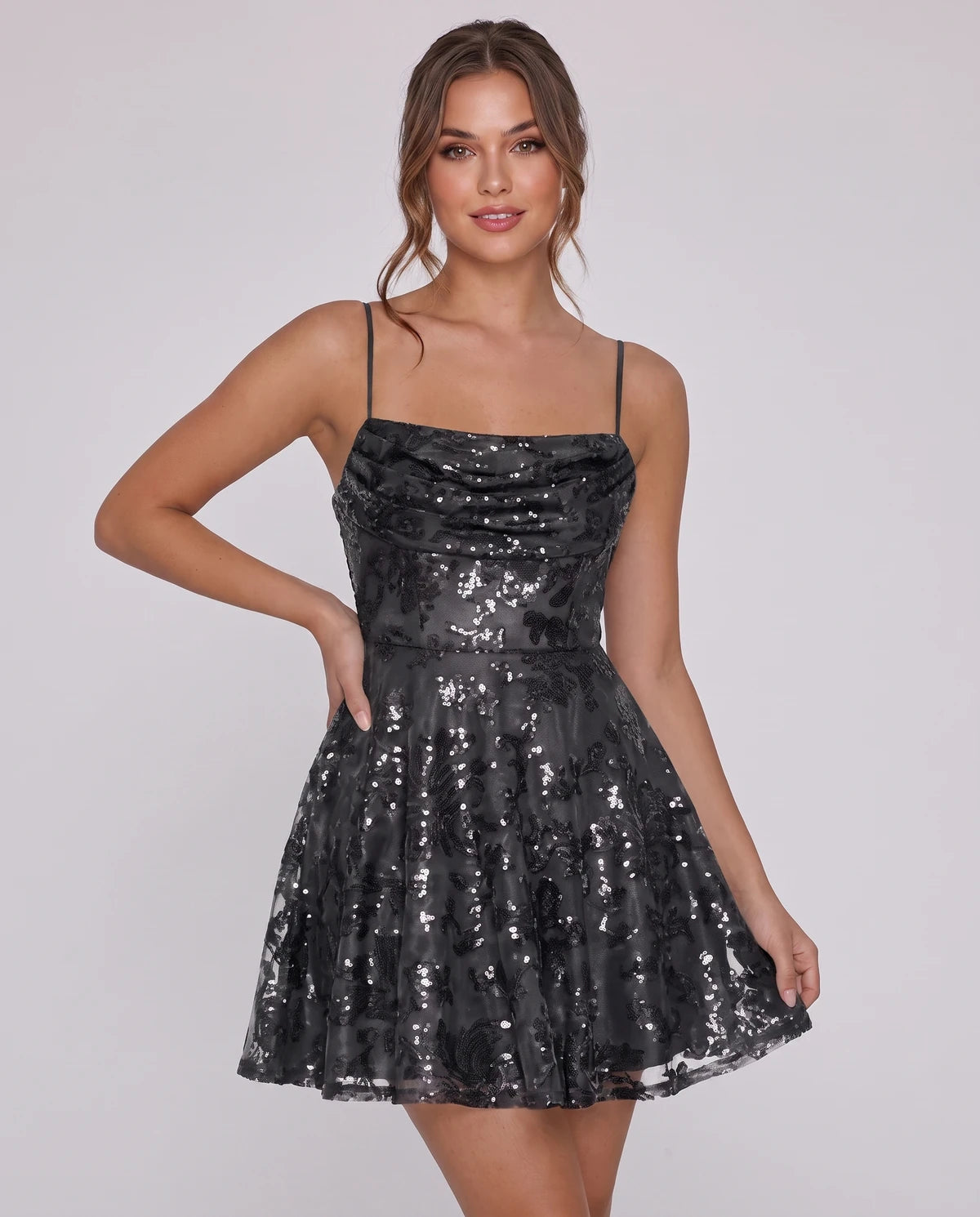 Lumielle Mini Dresses — Black