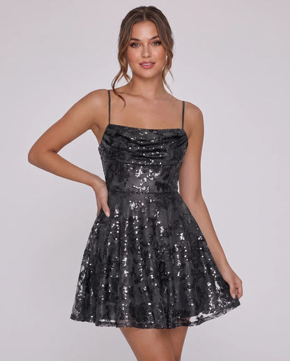 Lumielle Mini Dresses — Black
