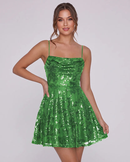 Lumielle Mini Dresses — Green
