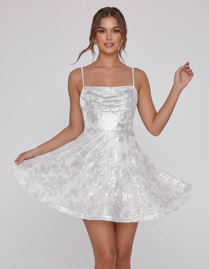 Lumielle Mini Dresses — White | SKU: RB-e5b7f1-white-2,RB-e5b7f1-white-4,RB-e5b7f1-white-6,RB-e5b7f1-white-8,RB-e5b7f1-white-10,RB-e5b7f1-white-12,RB-e5b7f1-white-14,RB-e5b7f1-white-16,RB-e5b7f1-white-16W,RB-e5b7f1-white-18W,RB-e5b7f1-white-20W,RB-e5b7f1-white-22W