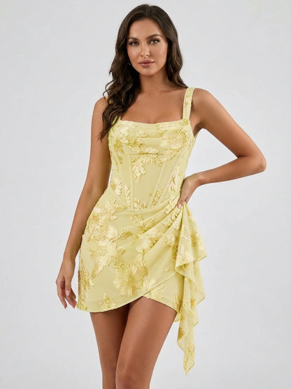 Lumina Mini Dresses — Yellow