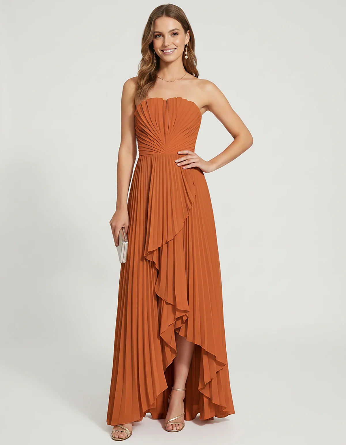Black,burgundy,orange,olive,pink,dusty Blue,pink,navy,blue,blush,sage,red,lavender,beige,light Blue,teal,brown Satin Mermaid | SKU: LM-483920174625381-ORANGE-L,LM-483920174625381-ORANGE-M,LM-483920174625381-ORANGE-S,LM-483920174625381-ORANGE-XL,LM-483920174625381-ORANGE-XS
