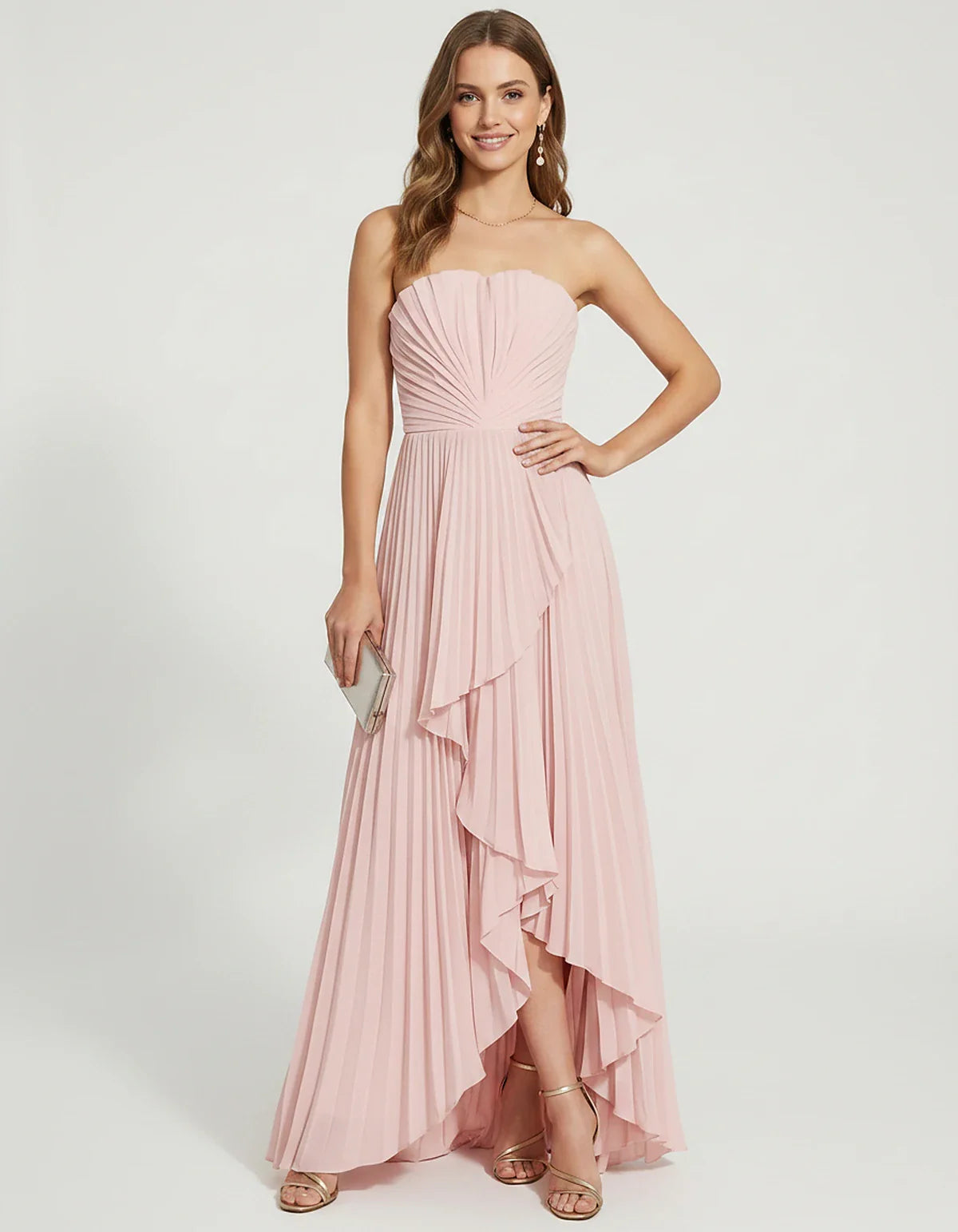 Black,burgundy,orange,olive,pink,dusty Blue,pink,navy,blue,blush,sage,red,lavender,beige,light Blue,teal,brown Satin Mermaid | SKU: LM-483920174625381-BLUSH-L,LM-483920174625381-BLUSH-M,LM-483920174625381-BLUSH-S,LM-483920174625381-BLUSH-XL,LM-483920174625381-BLUSH-XS