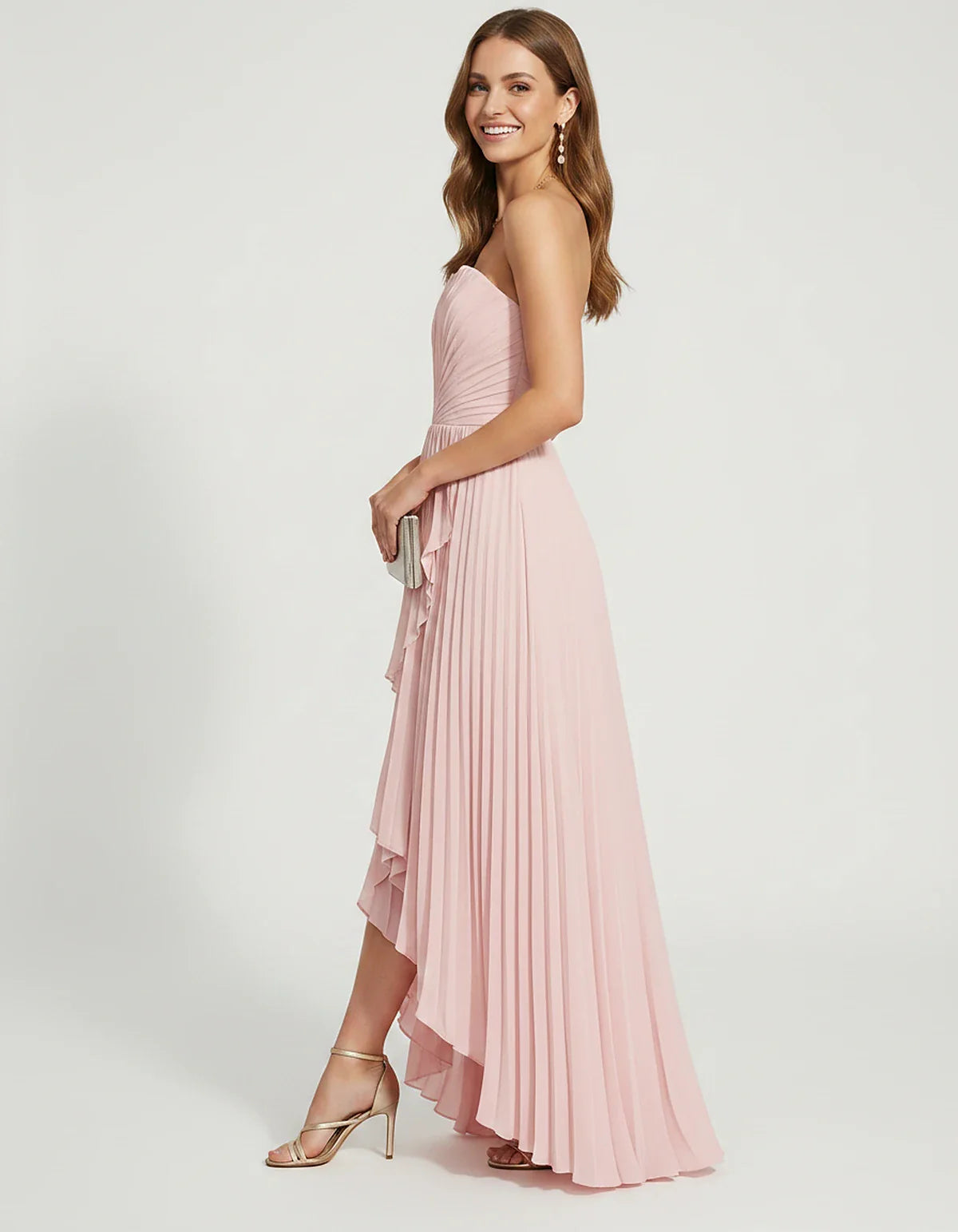 Black,burgundy,orange,olive,pink,dusty Blue,pink,navy,blue,blush,sage,red,lavender,beige,light Blue,teal,brown Satin Mermaid | SKU: LM-483920174625381-BLUSH-L,LM-483920174625381-BLUSH-M,LM-483920174625381-BLUSH-S,LM-483920174625381-BLUSH-XL,LM-483920174625381-BLUSH-XS