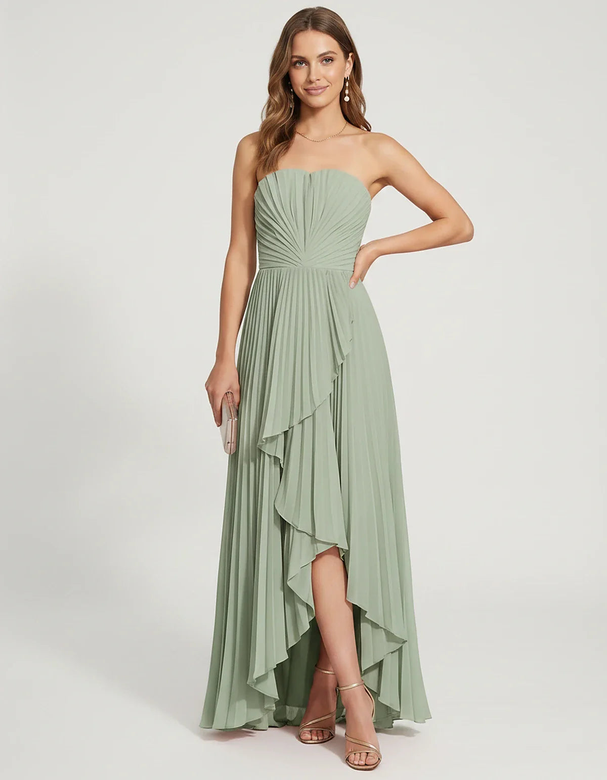 Black,burgundy,orange,olive,pink,dusty Blue,pink,navy,blue,blush,sage,red,lavender,beige,light Blue,teal,brown Satin Mermaid | SKU: LM-483920174625381-SAGE-L,LM-483920174625381-SAGE-M,LM-483920174625381-SAGE-S,LM-483920174625381-SAGE-XL,LM-483920174625381-SAGE-XS