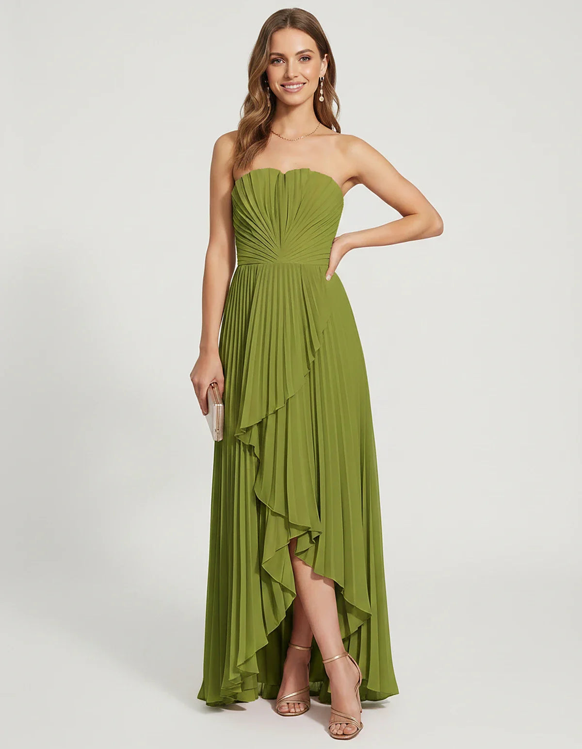Black,burgundy,orange,olive,pink,dusty Blue,pink,navy,blue,blush,sage,red,lavender,beige,light Blue,teal,brown Satin Mermaid | SKU: LM-483920174625381-OLIVE-L,LM-483920174625381-OLIVE-M,LM-483920174625381-OLIVE-S,LM-483920174625381-OLIVE-XL,LM-483920174625381-OLIVE-XS