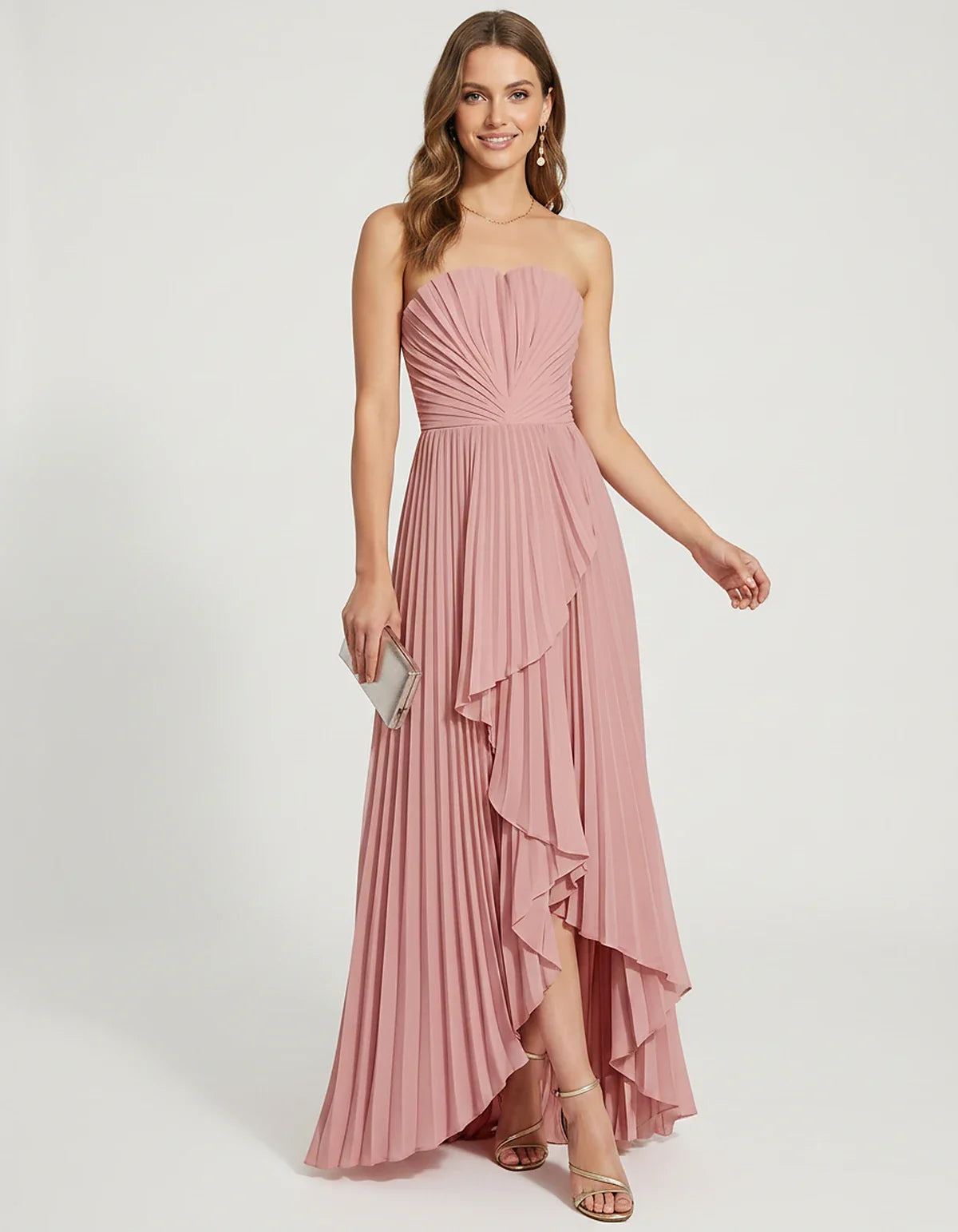 Black,burgundy,orange,olive,pink,dusty Blue,pink,navy,blue,blush,sage,red,lavender,beige,light Blue,teal,brown Satin Mermaid | SKU: LM-483920174625381-PINK-L,LM-483920174625381-PINK-M,LM-483920174625381-PINK-S,LM-483920174625381-PINK-XL,LM-483920174625381-PINK-XS