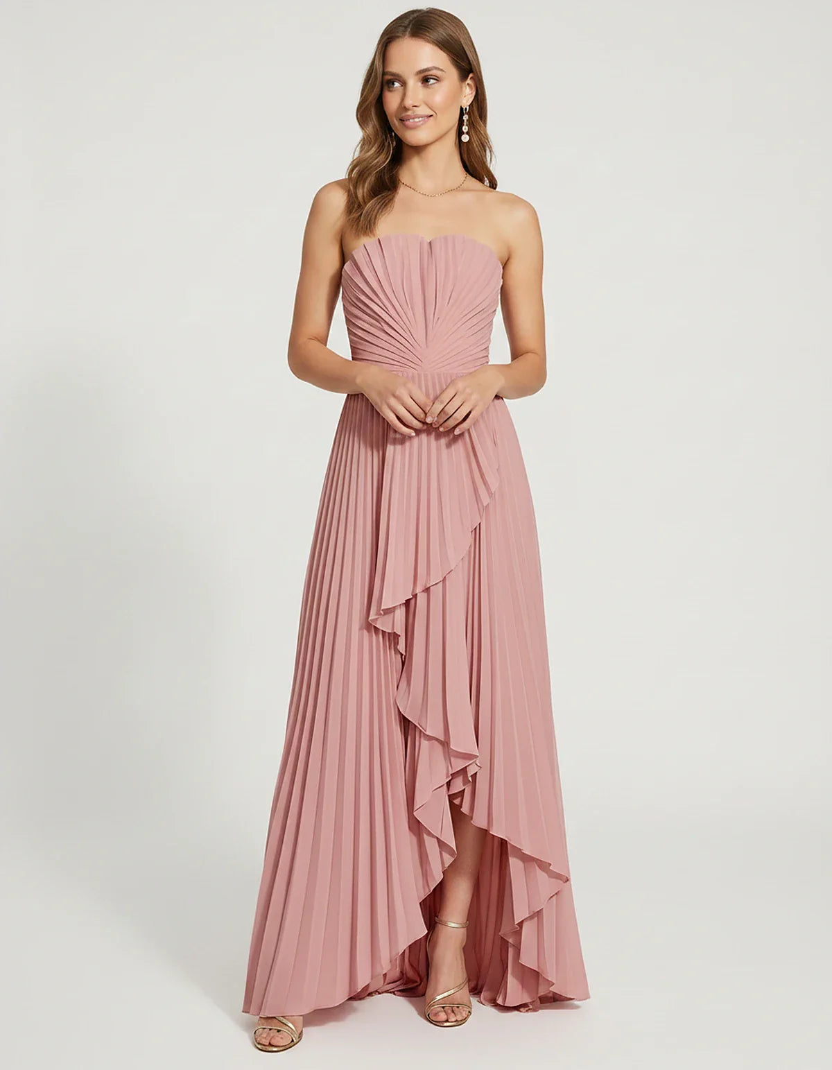 Black,burgundy,orange,olive,pink,dusty Blue,pink,navy,blue,blush,sage,red,lavender,beige,light Blue,teal,brown Satin Mermaid | SKU: LM-483920174625381-PINK-L,LM-483920174625381-PINK-M,LM-483920174625381-PINK-S,LM-483920174625381-PINK-XL,LM-483920174625381-PINK-XS