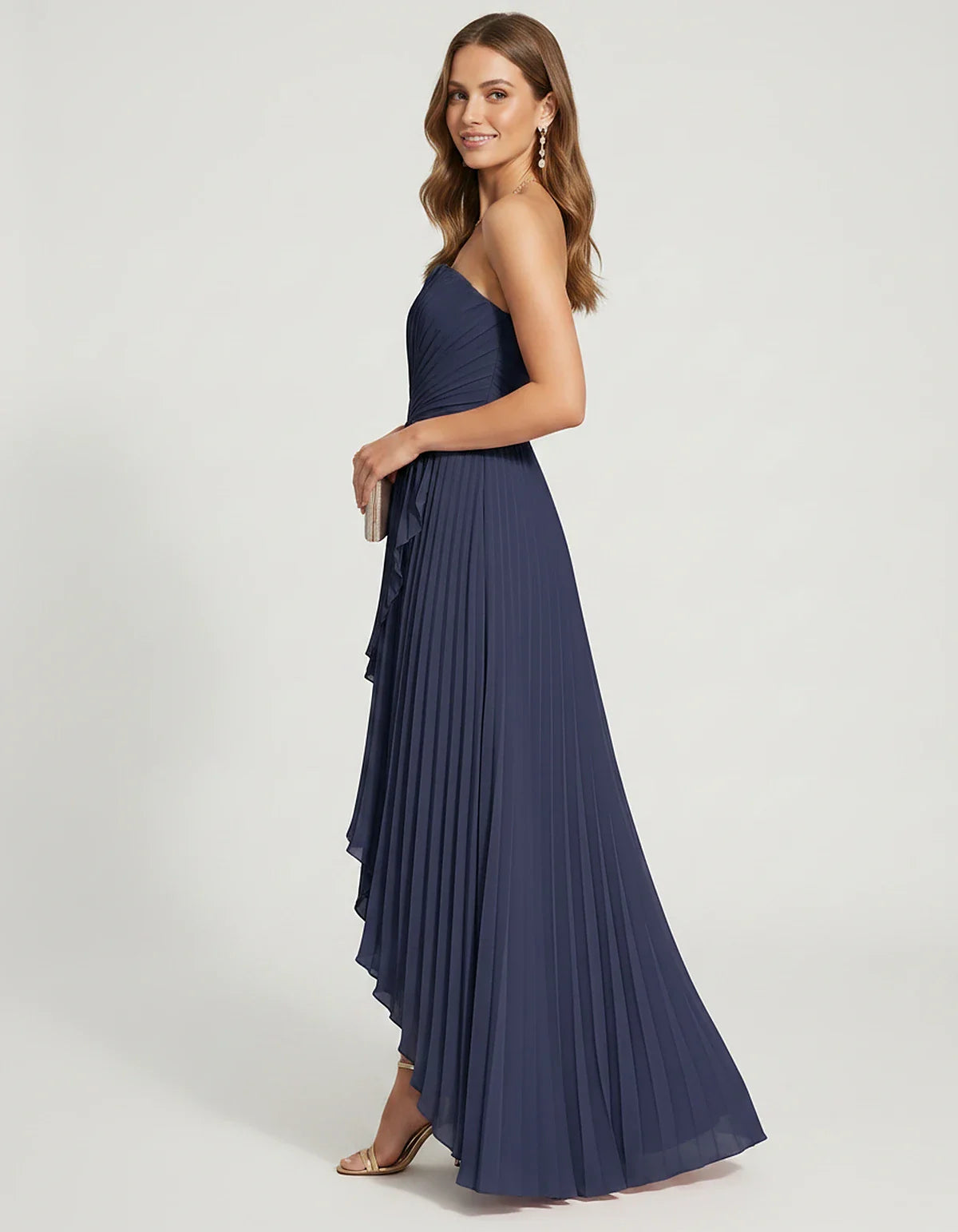 Black,burgundy,orange,olive,pink,dusty Blue,pink,navy,blue,blush,sage,red,lavender,beige,light Blue,teal,brown Satin Mermaid | SKU: LM-483920174625381-NAVY-L,LM-483920174625381-NAVY-M,LM-483920174625381-NAVY-S,LM-483920174625381-NAVY-XL,LM-483920174625381-NAVY-XS