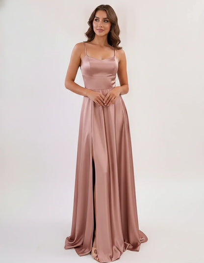 Satin Spaghetti Strap Scoop Neck A-Line Maxi Dress for Party, Cocktail, Evening, Wedding Guest, Bridesmaid & Summer Events, f | SKU: LMD-583741926184527-DUSTYROSE-L,LMD-583741926184527-DUSTYROSE-M,LMD-583741926184527-DUSTYROSE-S,LMD-583741926184527-DUSTYROSE-XL,LMD-583741926184527-DUSTYROSE-XS