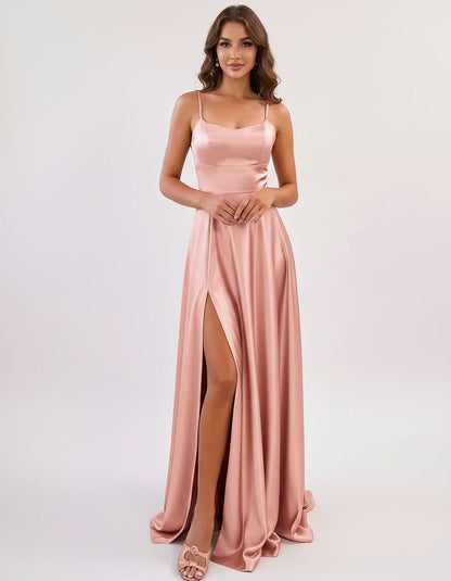 Satin Spaghetti Strap Scoop Neck A-Line Maxi Dress for Party, Cocktail, Evening, Wedding Guest, Bridesmaid & Summer Events, f | SKU: LMD-583741926184527-BLUSH-L,LMD-583741926184527-BLUSH-M,LMD-583741926184527-BLUSH-S,LMD-583741926184527-BLUSH-XL,LMD-583741926184527-BLUSH-XS