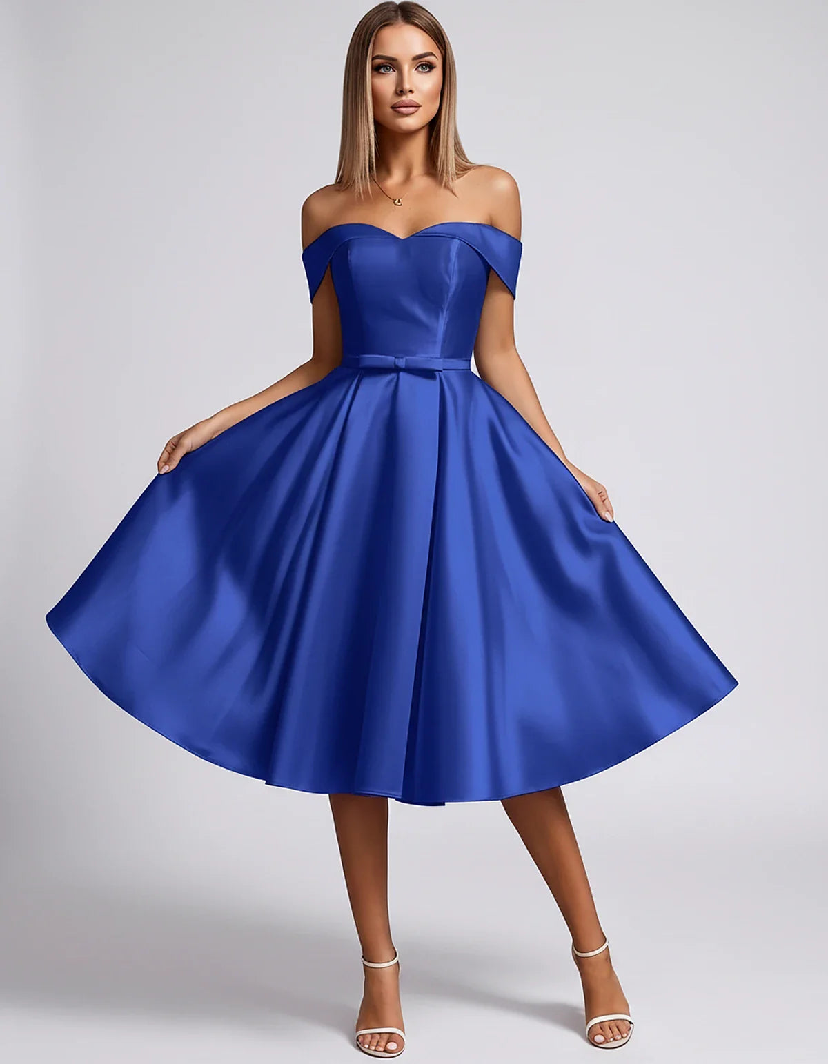 Satin Off-the-Shoulder Sweetheart A-Line Midi Dress with Pockets for Party, Cocktail, Evening, Wedding Guest & Summer Events, | SKU: LMD-584730196284715-ROYALBLUE-L,LMD-584730196284715-ROYALBLUE-M,LMD-584730196284715-ROYALBLUE-S,LMD-584730196284715-ROYALBLUE-XL,LMD-584730196284715-ROYALBLUE-XS