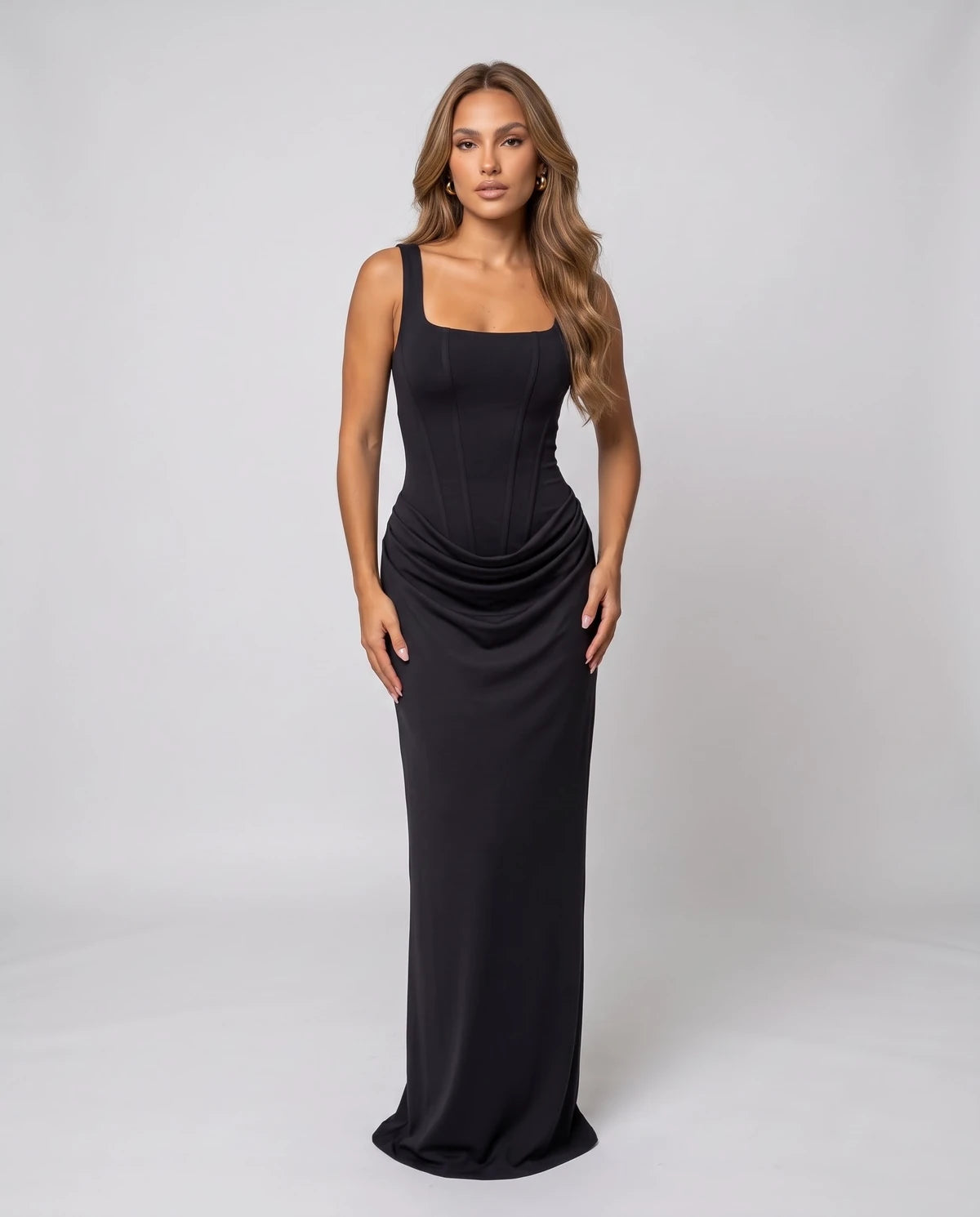 Lyonesse Maxi Dresses — Black
