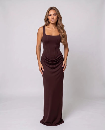 Lyonesse Maxi Dresses — Brown