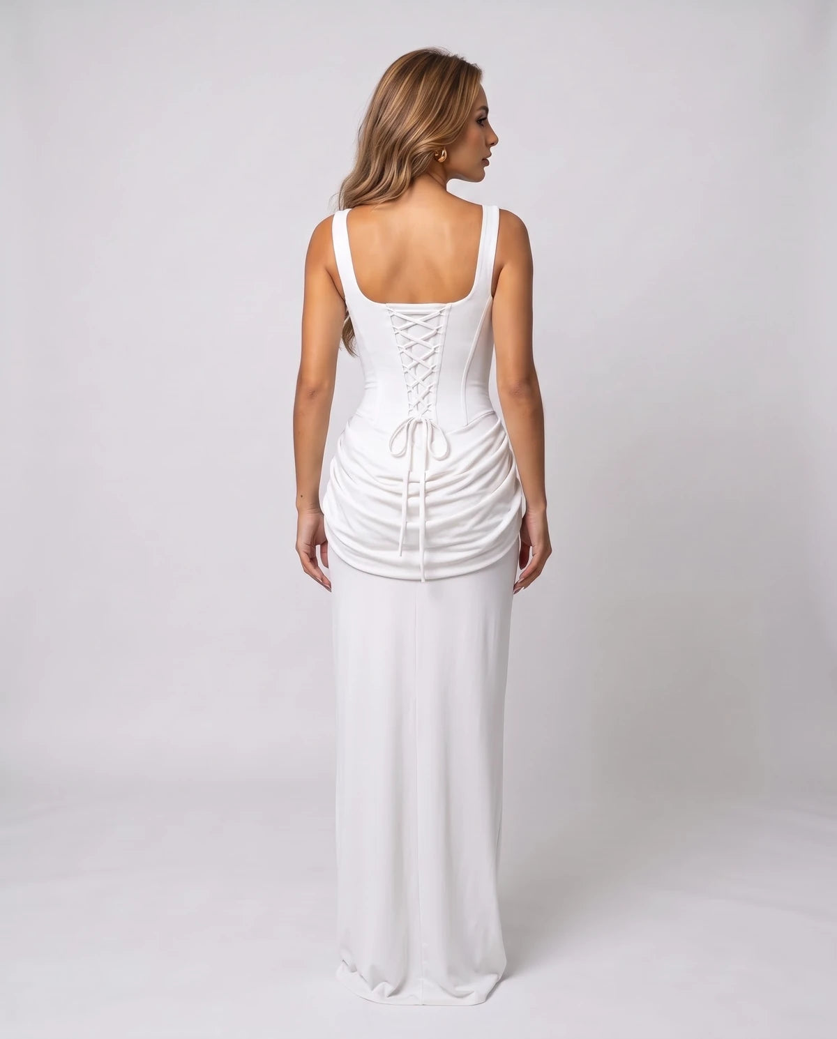 Lyonesse Maxi Dresses — White | SKU: RB-2b46d8-white-XS,RB-2b46d8-white-S,RB-2b46d8-white-M,RB-2b46d8-white-L