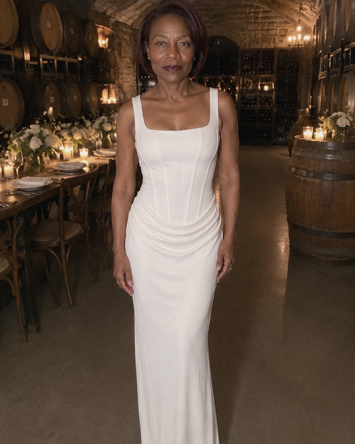 Lyonesse Maxi Dresses — White | SKU: RB-2b46d8-white-XS,RB-2b46d8-white-S,RB-2b46d8-white-M,RB-2b46d8-white-L